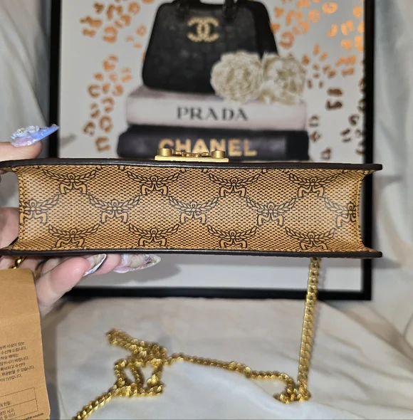 MCM Black and Tan Crossbody Bag. NWT - Picture 5 of 15